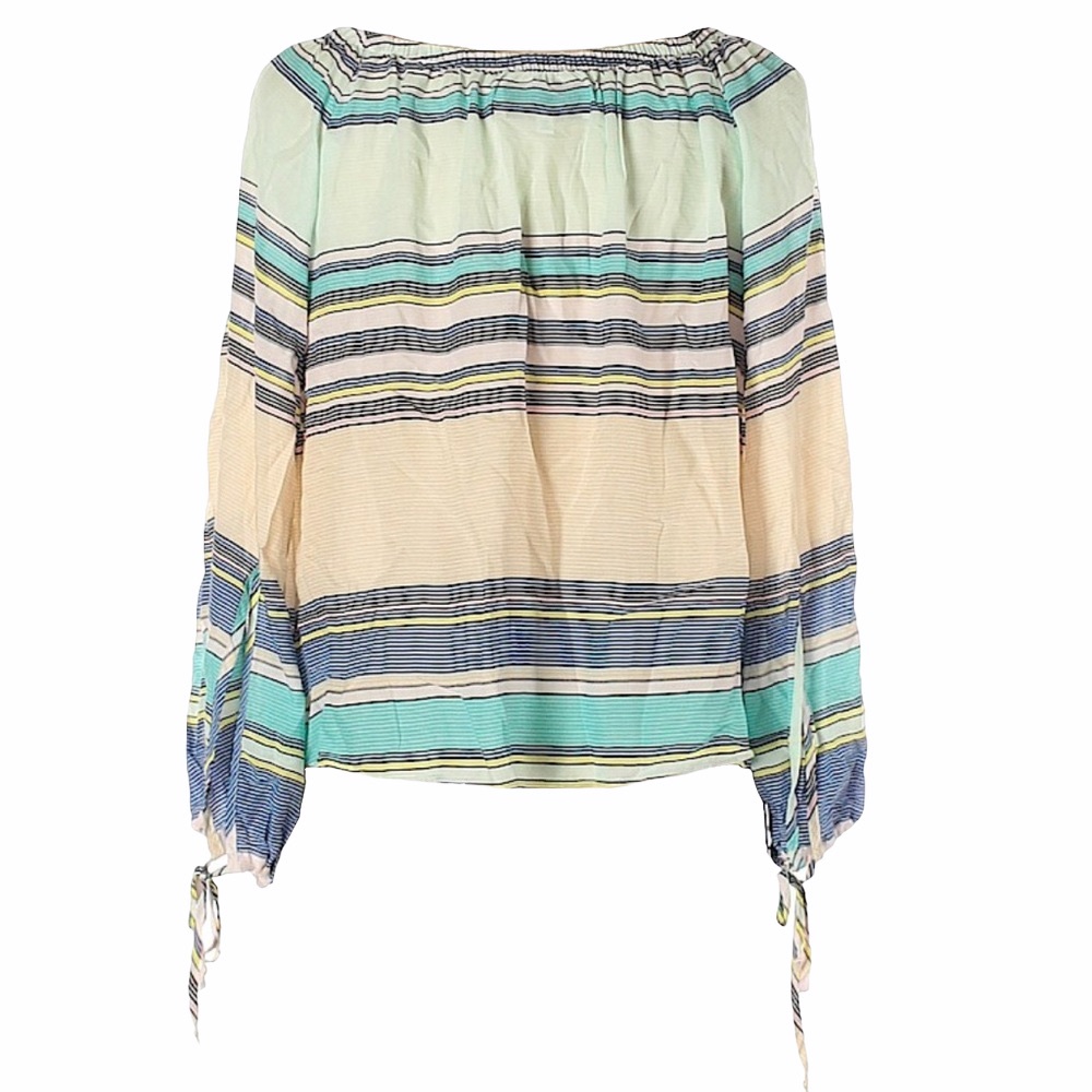 new last1 Wildfox Couture ✰ Off Shoulder Variegated Stripe Top ✰ Multi Color XS - Picture 12 of 15
